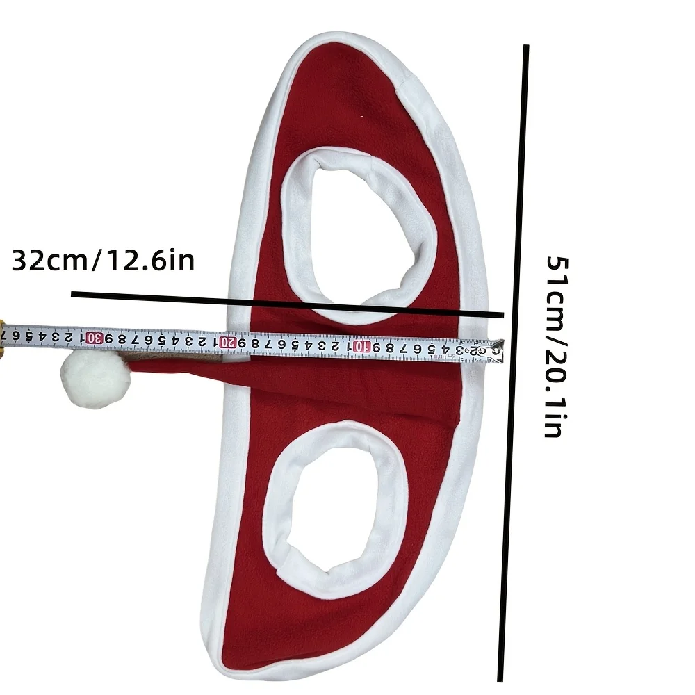 عطلة عيد الميلاد الحصان قبعة عيد الميلاد الاحتفالات الحصان الشتاء عيد الميلاد قبعة عيد الميلاد الحصان سانتا عطلة الملحقات #5