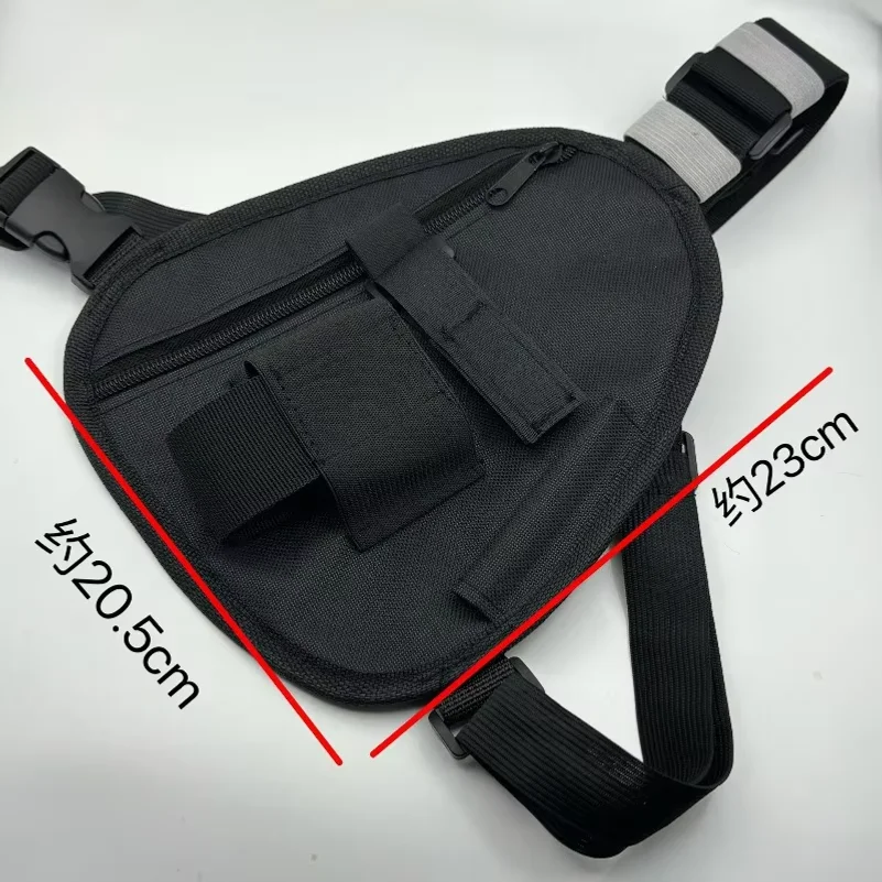 Walkie Talkie Chest Harness Shoulder Radio Holster Pack Adjustable Pouch Holster for Baofeng UV-5R UV-21 PRO Quansheng UV-K5 K6
