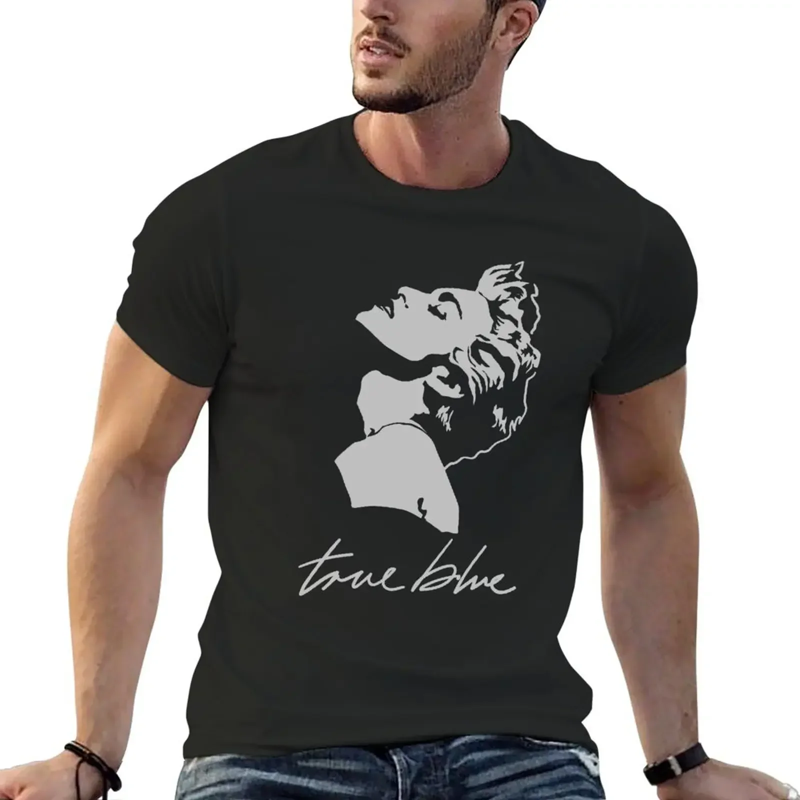 LOUISE CICCONE GIRL MATERIAL 1986 BLACK T-Shirt animal prinfor boys vintage t shirts t shirts men