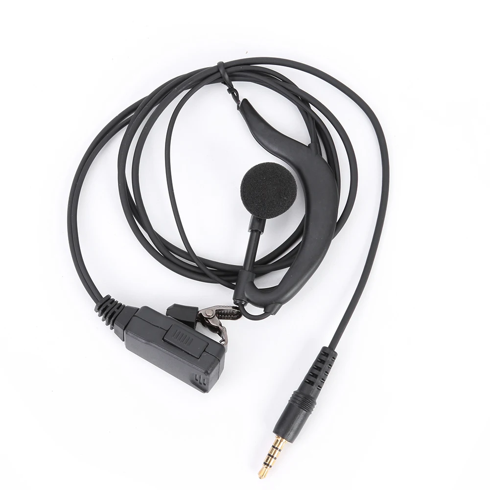 Auricolare con microfono da 3,5 mm Tipo G PTT Auricolare per Xiaomi Mijia 1S Trasmissione audio non distruttiva Trasparente