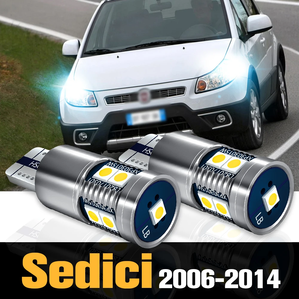 

2pcs Canbus LED Clearance Light Parking Lamp Accessories For Fiat Sedici 2006 2007 2008 2009 2010 2011 2012 2013 2014