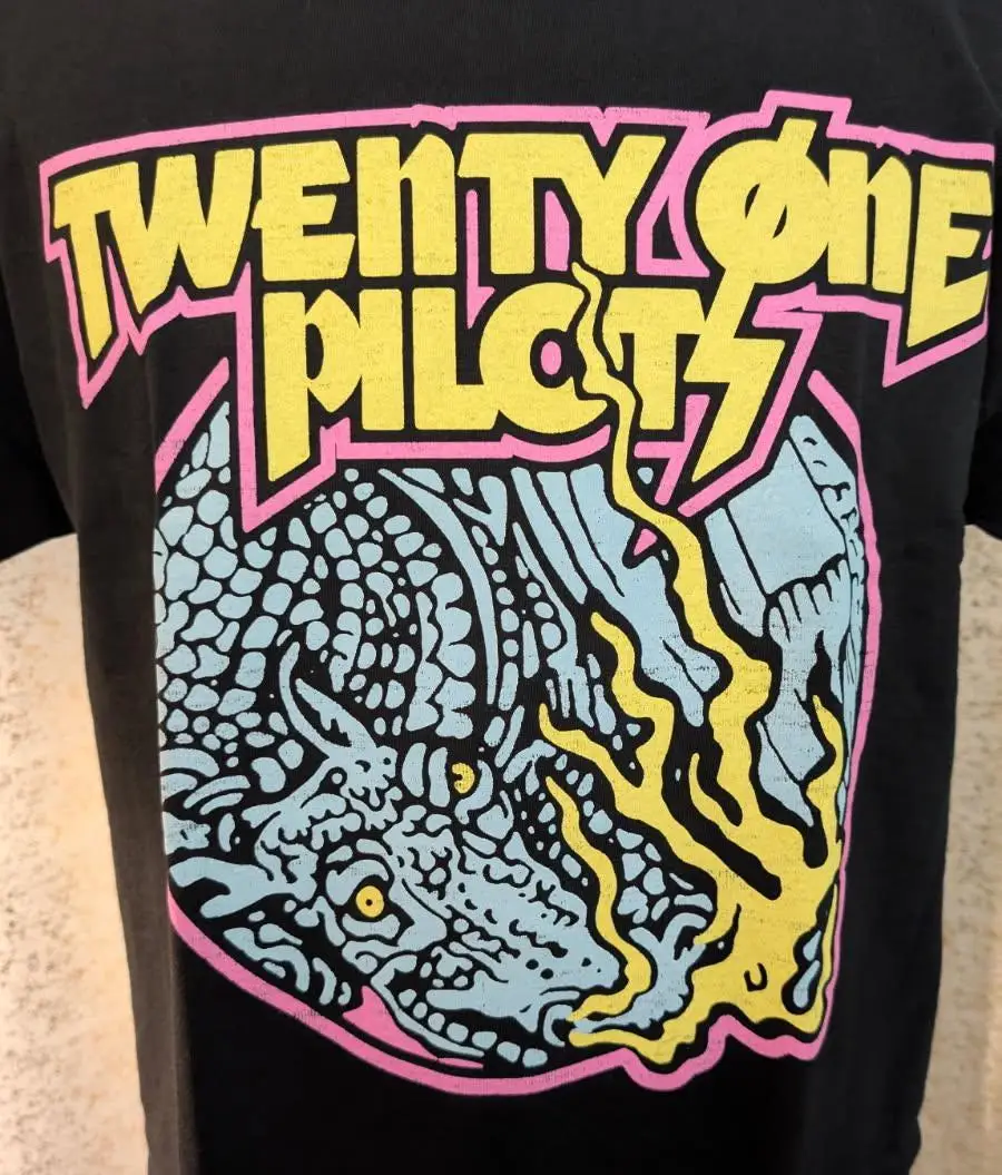 Twenty One Pilots T-Shirt: Scaled and Icy Flame Dragon, Officially Licensed Merch - view 2