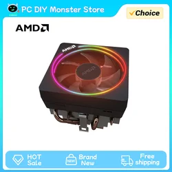 AMD Ryzen dissipatore di calore originale Wraith Spire/prisma/Stealth Ghost prisma RGB dissipatore di calore prisma fantasma (fondo in rame RGB con luce) nuovo