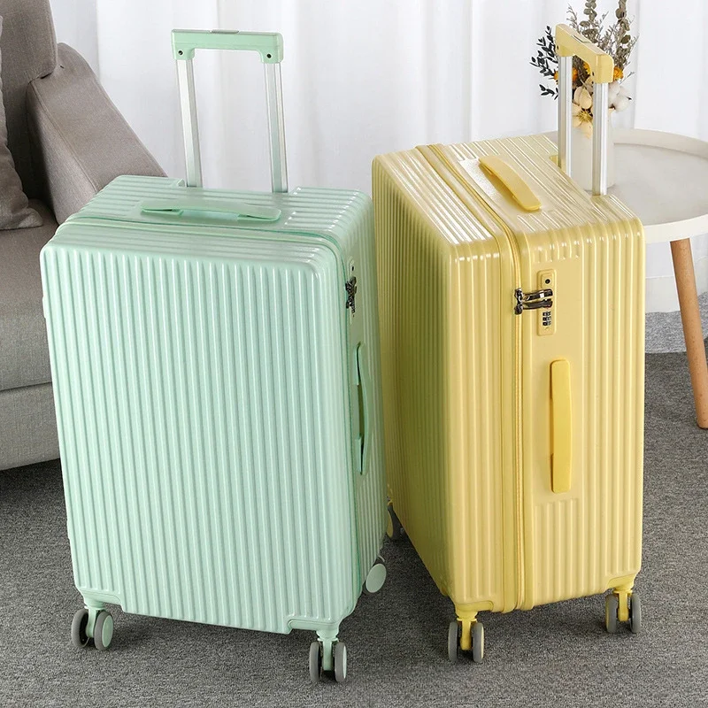 Macaron Color Rolling Luggage Travel Suitcase Unisex Large Capacity Trolley Case Password Box Suitcaseas Universal Wheel luggage