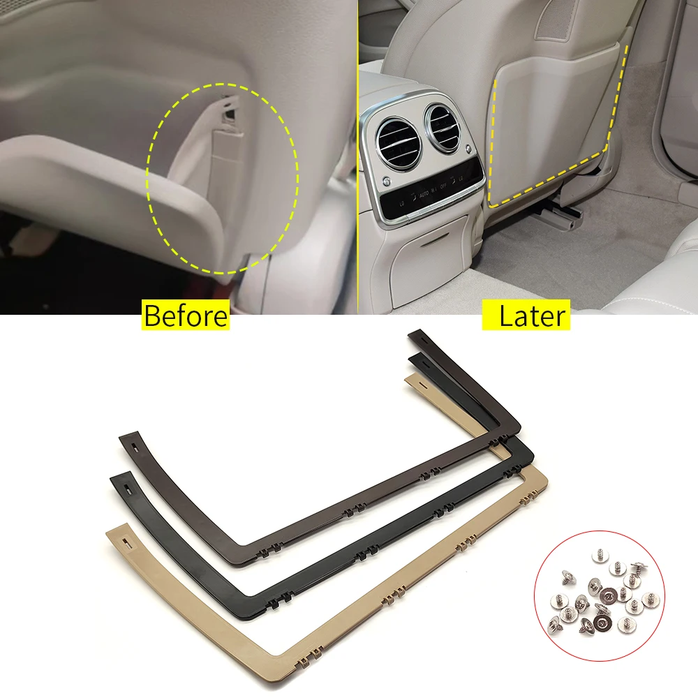 

For Mercedes W222 Car Front Seatback Pocket Panel Cover Seat Storage Pocket Bracket For Benz S Class S320 S350 S400 2014-2020