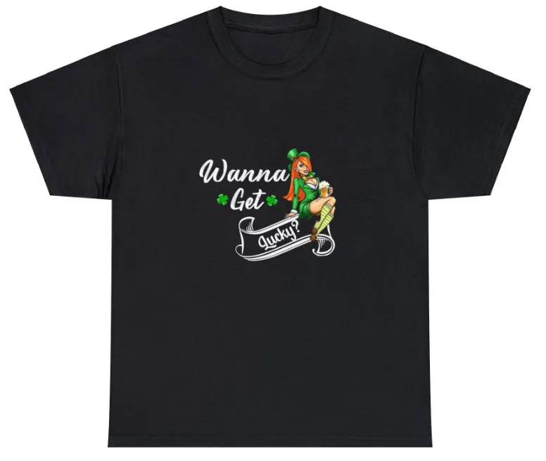 

St Patrick's Day Sexy Leprechaun T-Shirt/Tee/Top with a unique design. Unisex