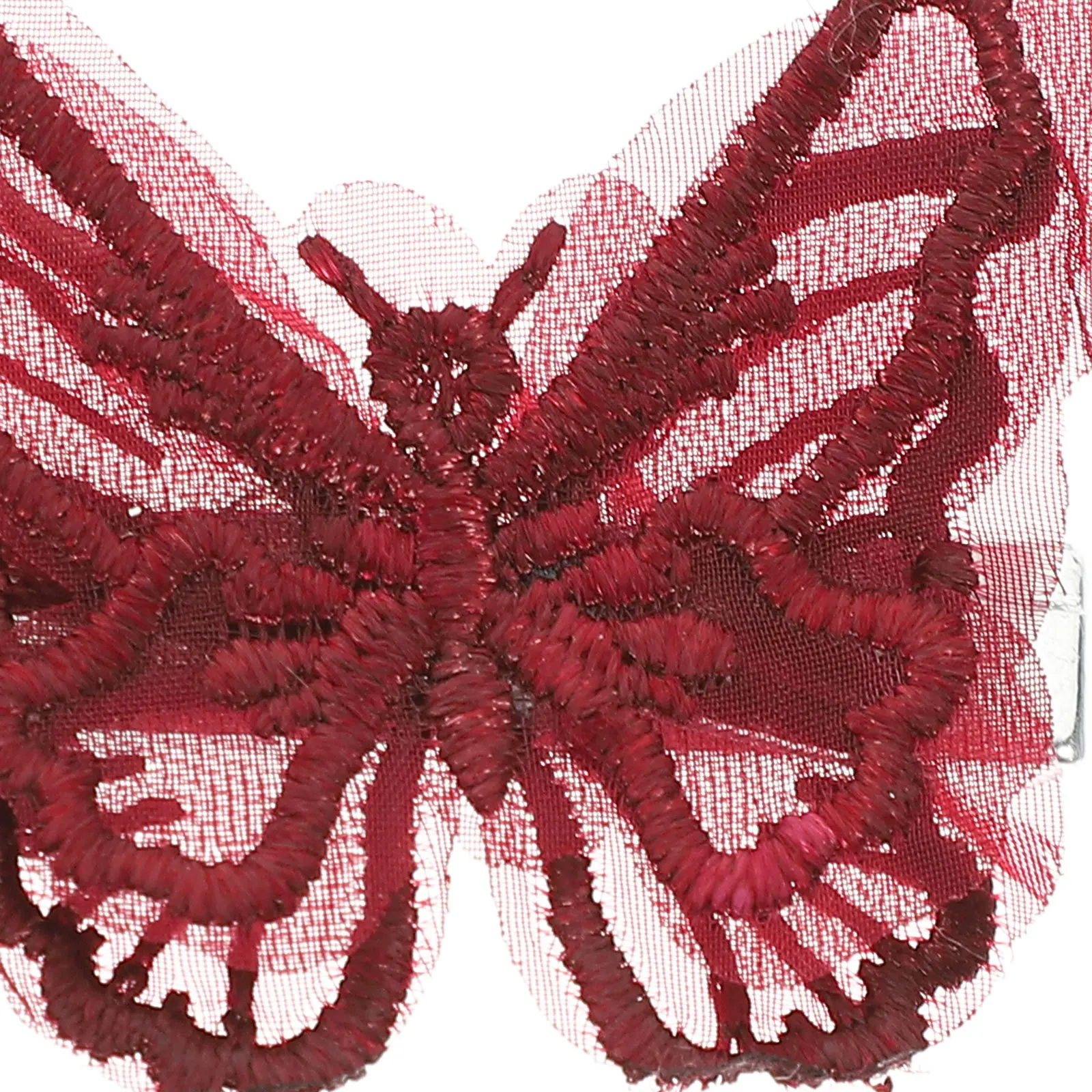 

16Pcs Butterfly Hair Clips Embroidery Small Fabric Clips for Girls Women Hair Accessories Wedding Party Prom Everyday Decoration