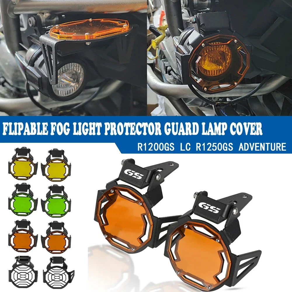 Reversível Fog Lamp Protector, Shiled para BMW R1200GS, R1250GS, Aventura, ADV, R1200, R1250GS, Acessórios de Motocicleta