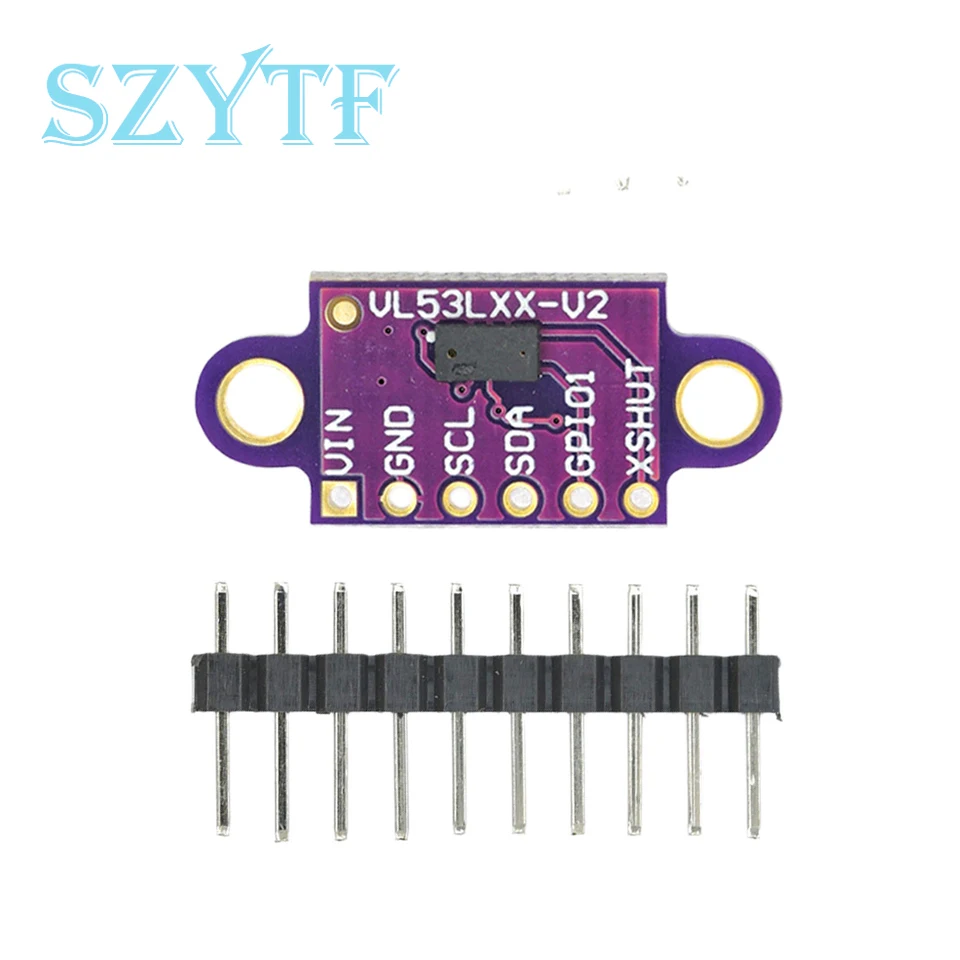 VL53L0X Time-of-Flight (ToF) Laser Ranging Sensor Breakout 940nm GY-VL53L0XV2 Laser Distance Module I2C IIC 3.3V/5V For Arduino image 4