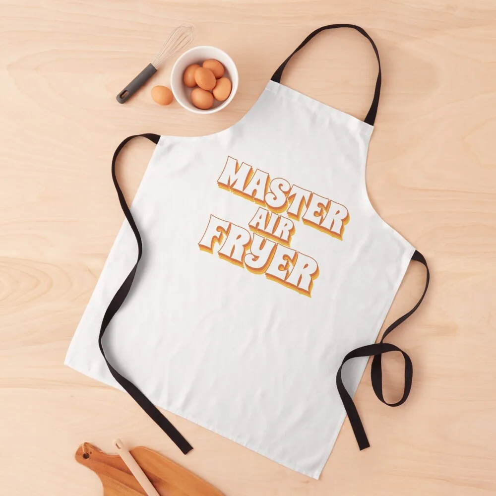 Master Air Fryer Apron Men kitchen Camping waiter Apron