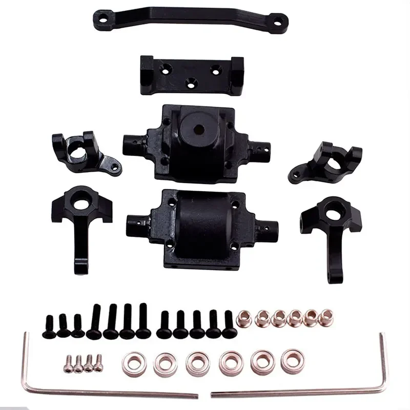 Metal Upgrade Parts Kit Steering Block Gearbox Housing For HAIBOXING HBX 2098B 1/24