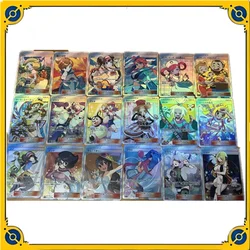 Ptcg 18Pcs Pokemon Trainer 17Th Flash Card Lillie Yulki Mallow Gift Cartoon Animation Game Collection Card Toy