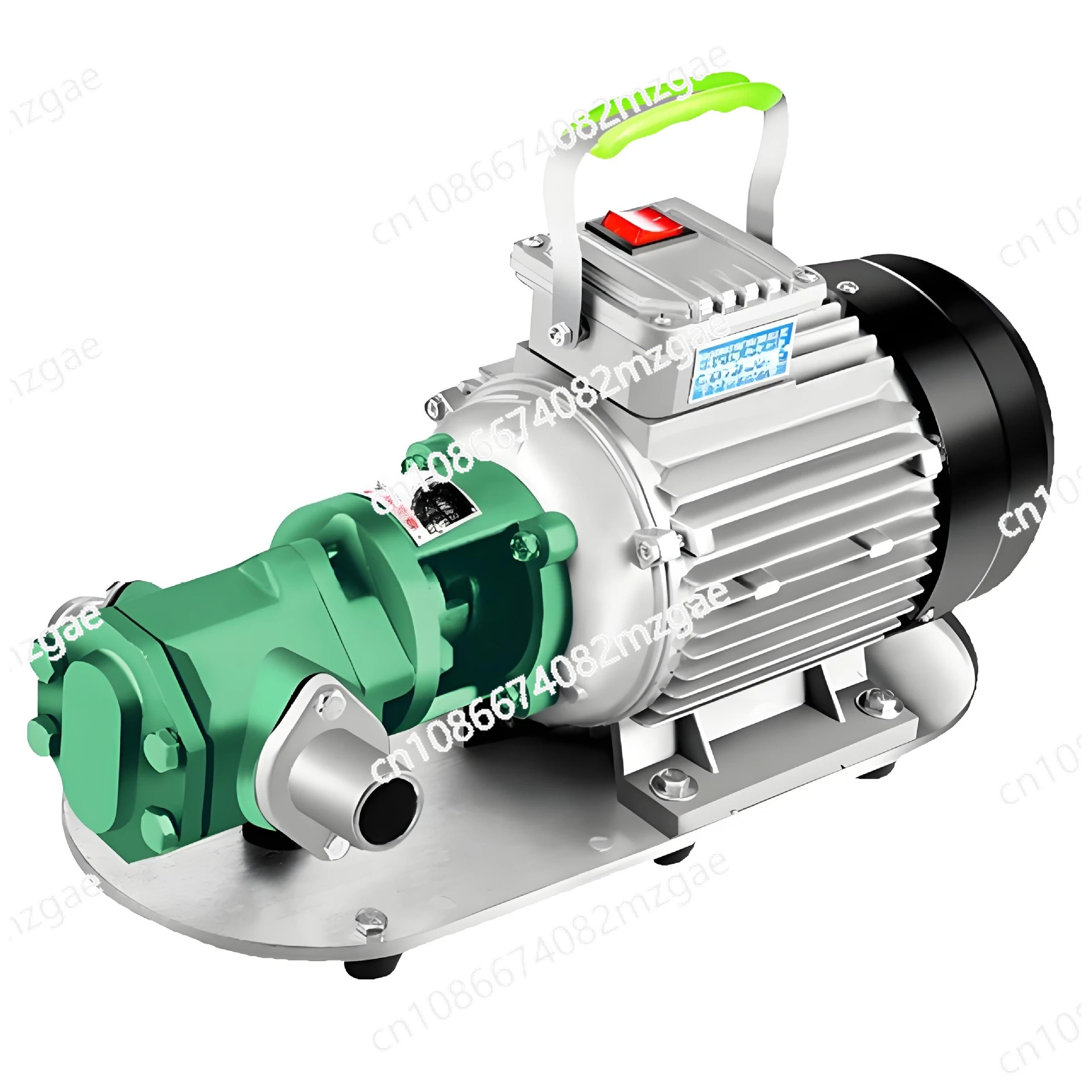 WCB-30/50 portable gear oil pump, 220V/380V with motor, cast iron oil transfer pump, gear pump, self-priming electric