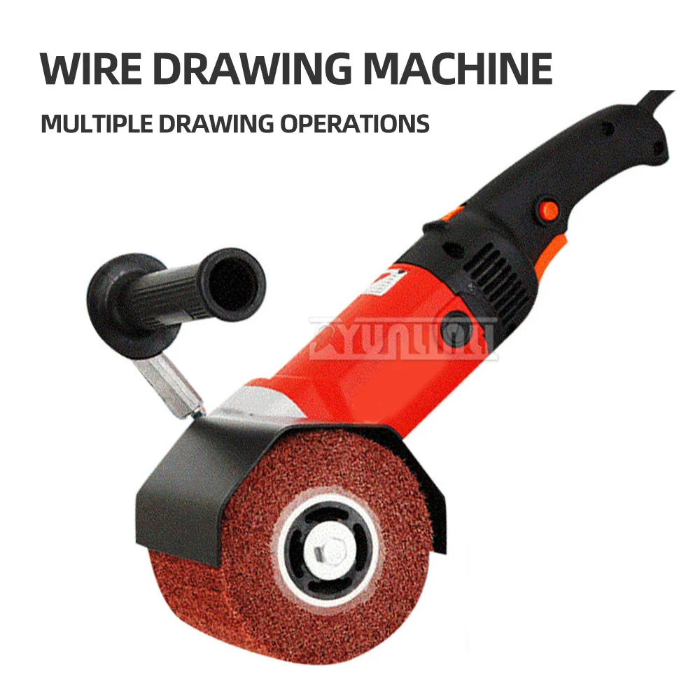 

1400w Electric Metal Polishing Machine Portable Wire Drawing Machine Grinding Machine for Wood, Stone, Stainless Steel Polisher