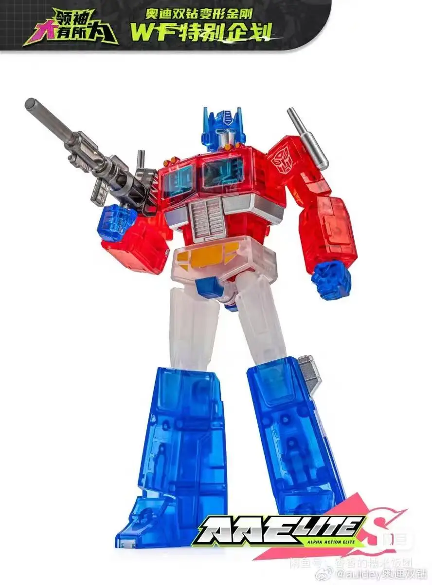 Op voorraad WF Venue Limited Audi Double Diamond Transformed Toys Kleurrijke AAE-serie OP Commander Megatron-combinatie