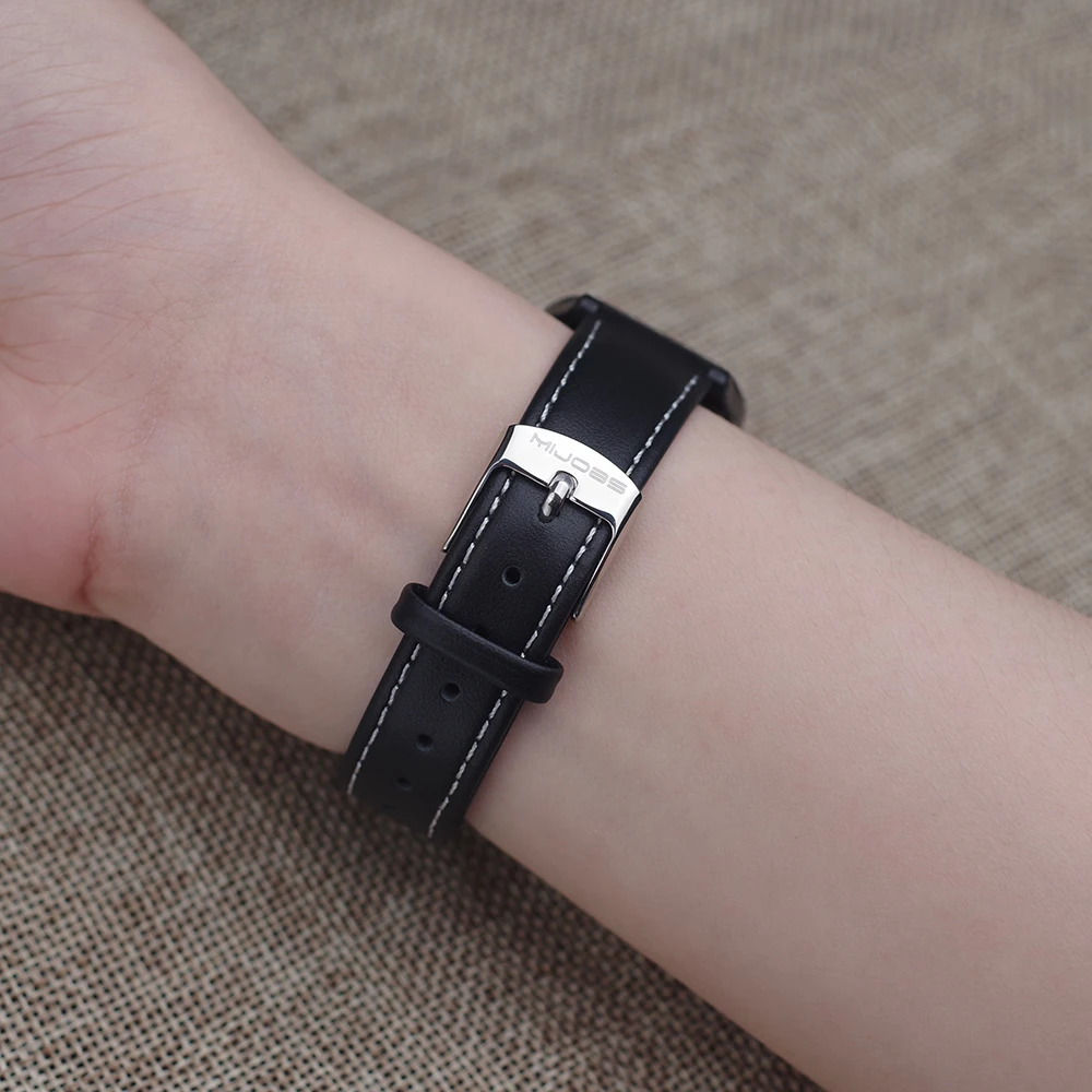 حزام جلدي لهواوي باند 10 9 for huawei 8 حزام ساعة بديل حزام المعصم الرياضة حلقة سوار لهواوي Smartband 9 10