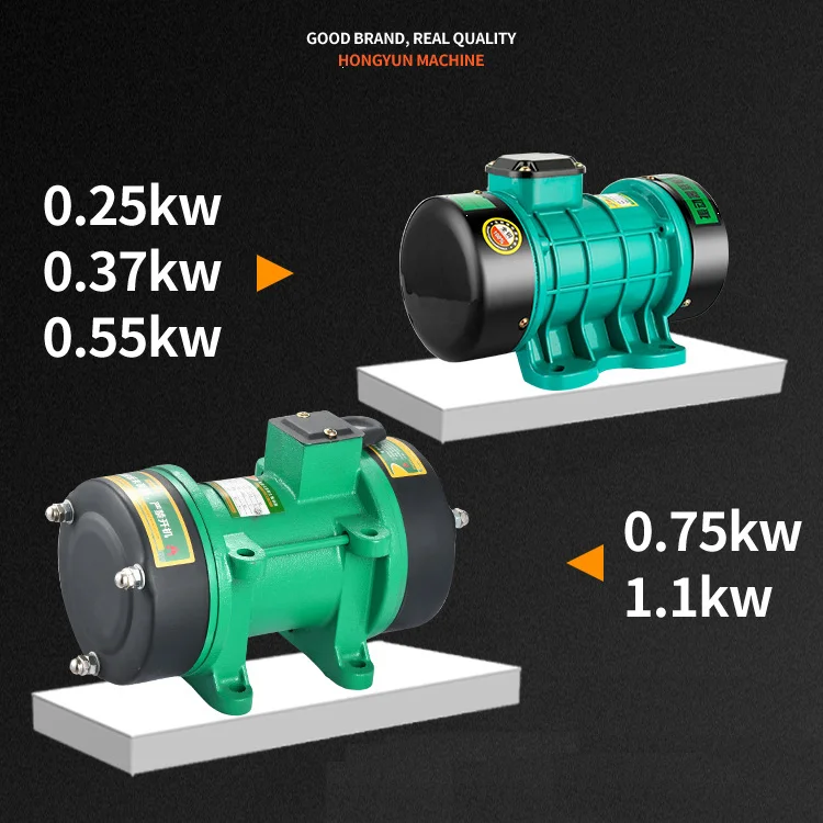 0.25KW~0.55KW attached plate vibrator cement concrete single-phase three-phase vibrator building 380V220V motor accessories