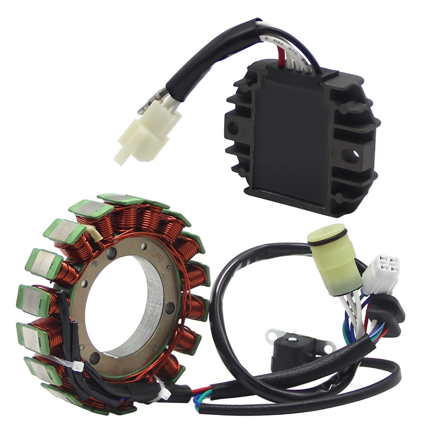 

Набор выпрямителей катушки статора мотоцикла для Yamaha YFM400 Big Bear 400 2X4 4X4 Buckmaster 5FU-81410-00 4KB-81960-02