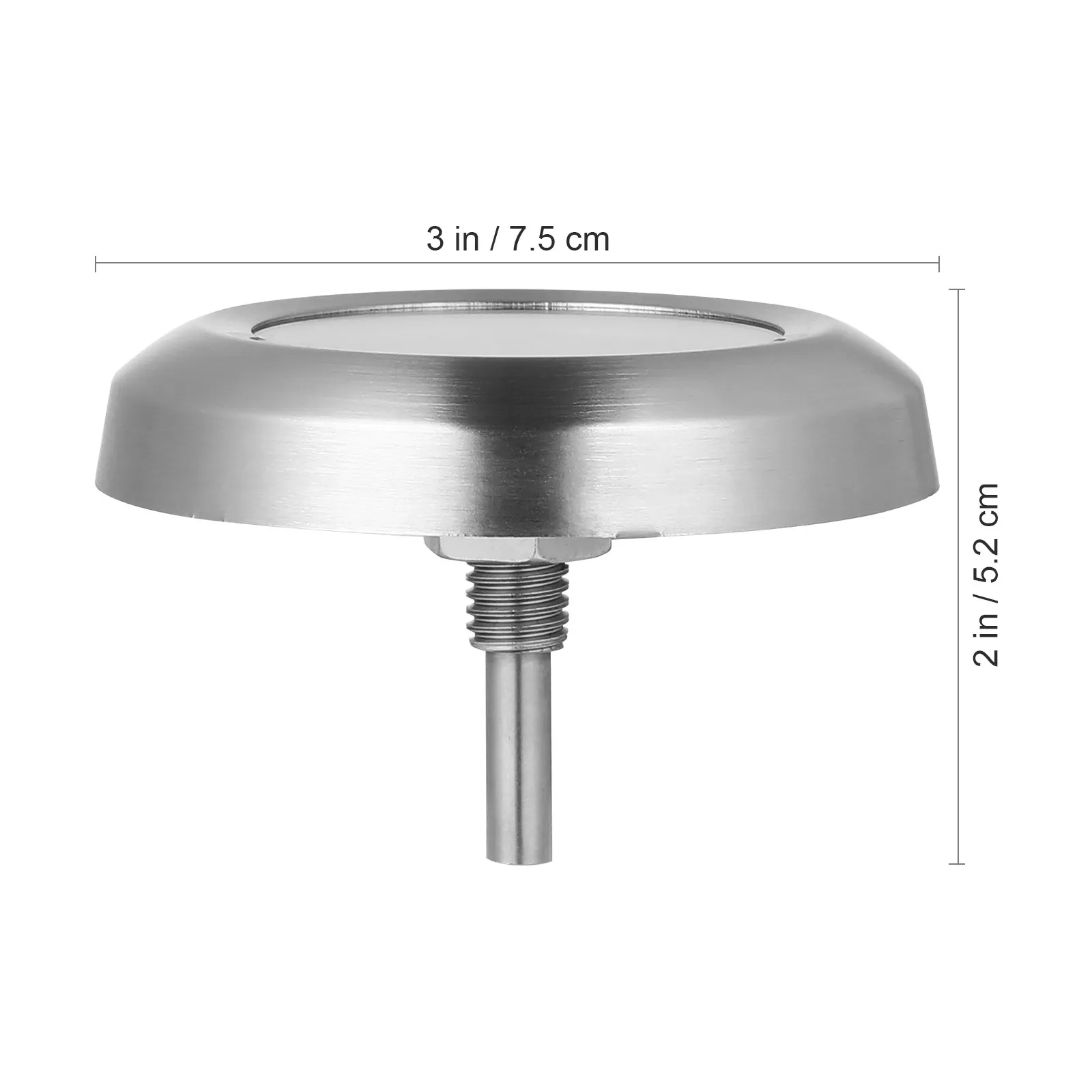Large Dial Stainless Steel Oven Thermometer Bbq Temperature Gauge for Grill Smoker Perfect Readability Waterproof Red Pointer