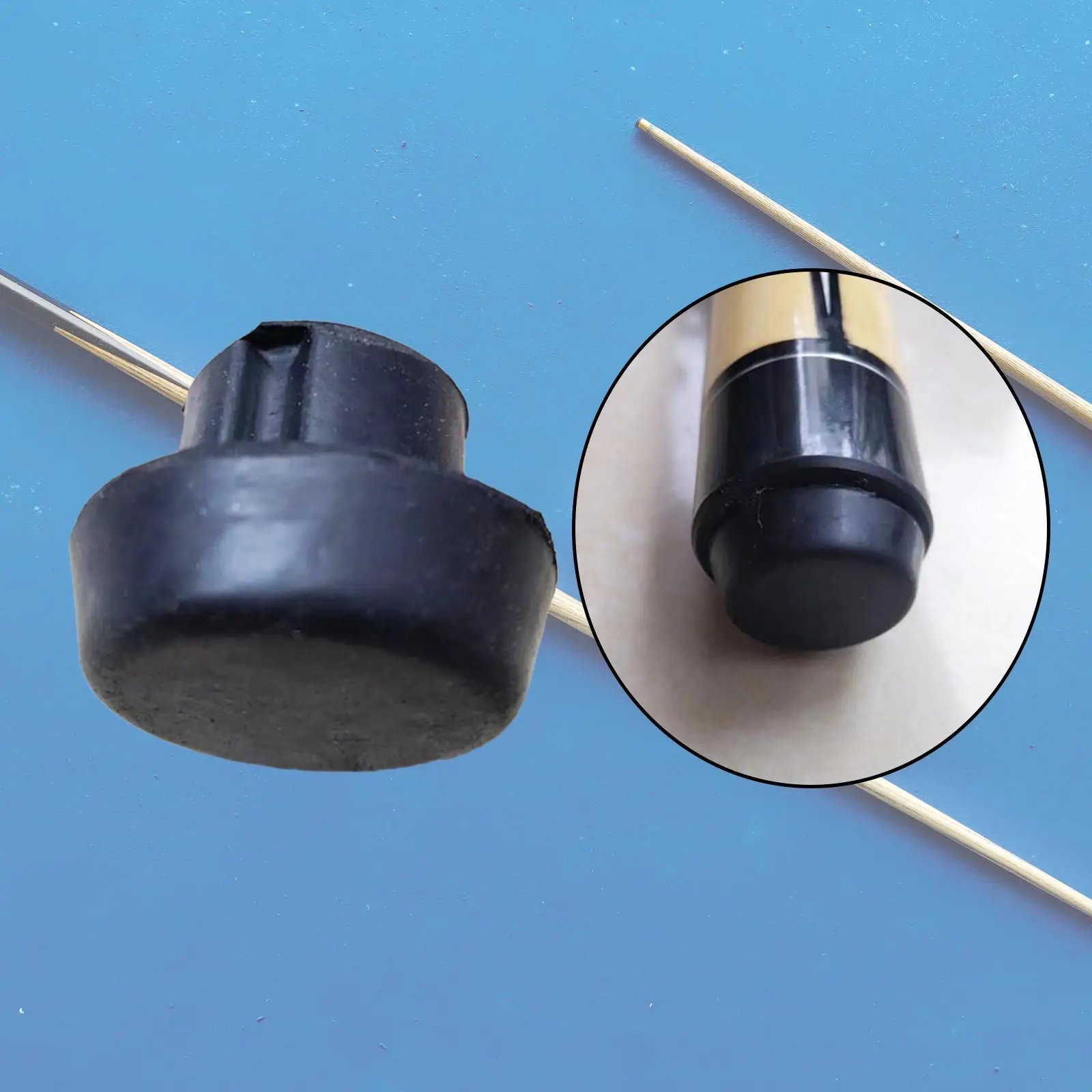 

Billiard Cue Bottom Cover Protector Portable Pool Cue Bottom Plug for Beginners American Billiards Snooker Players Accessory