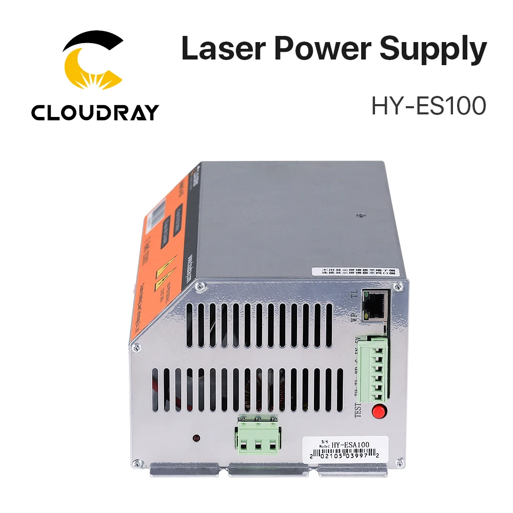 Cloudray 100-120W HY-Es100 Es Series CO2 Laser Power Supply for CO2 Laser Engraving Cutting Machine