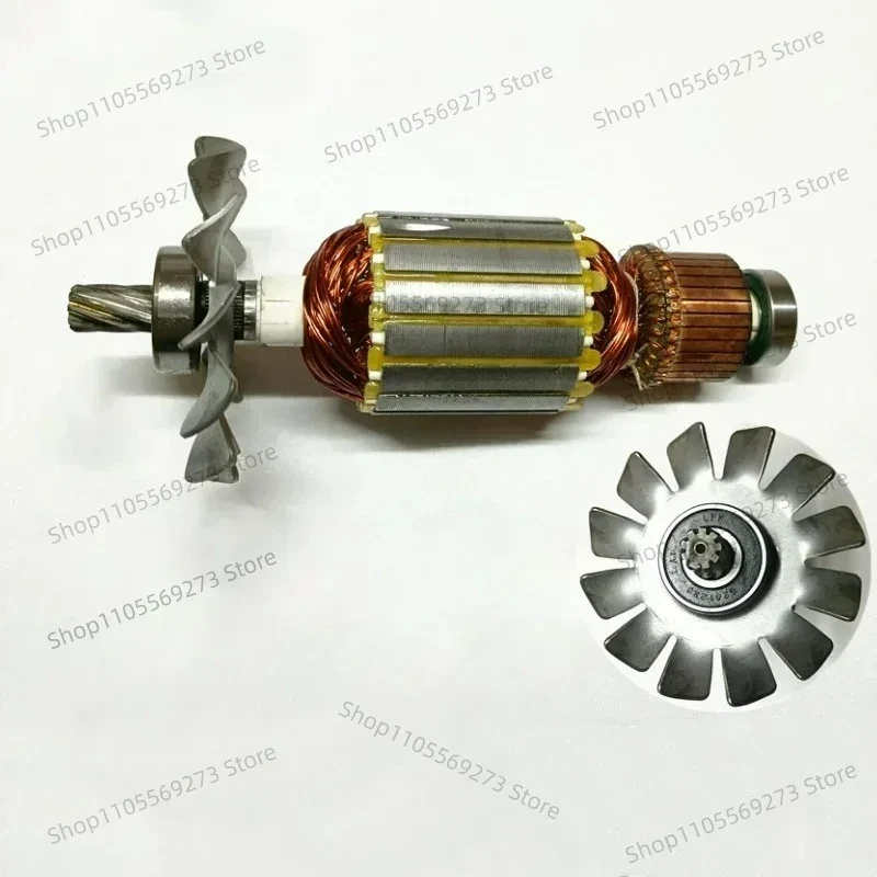 N478621 Armature Rotor 220V 9 Teeth Motor Rotor Replacement Accessories for DeWalt DW714