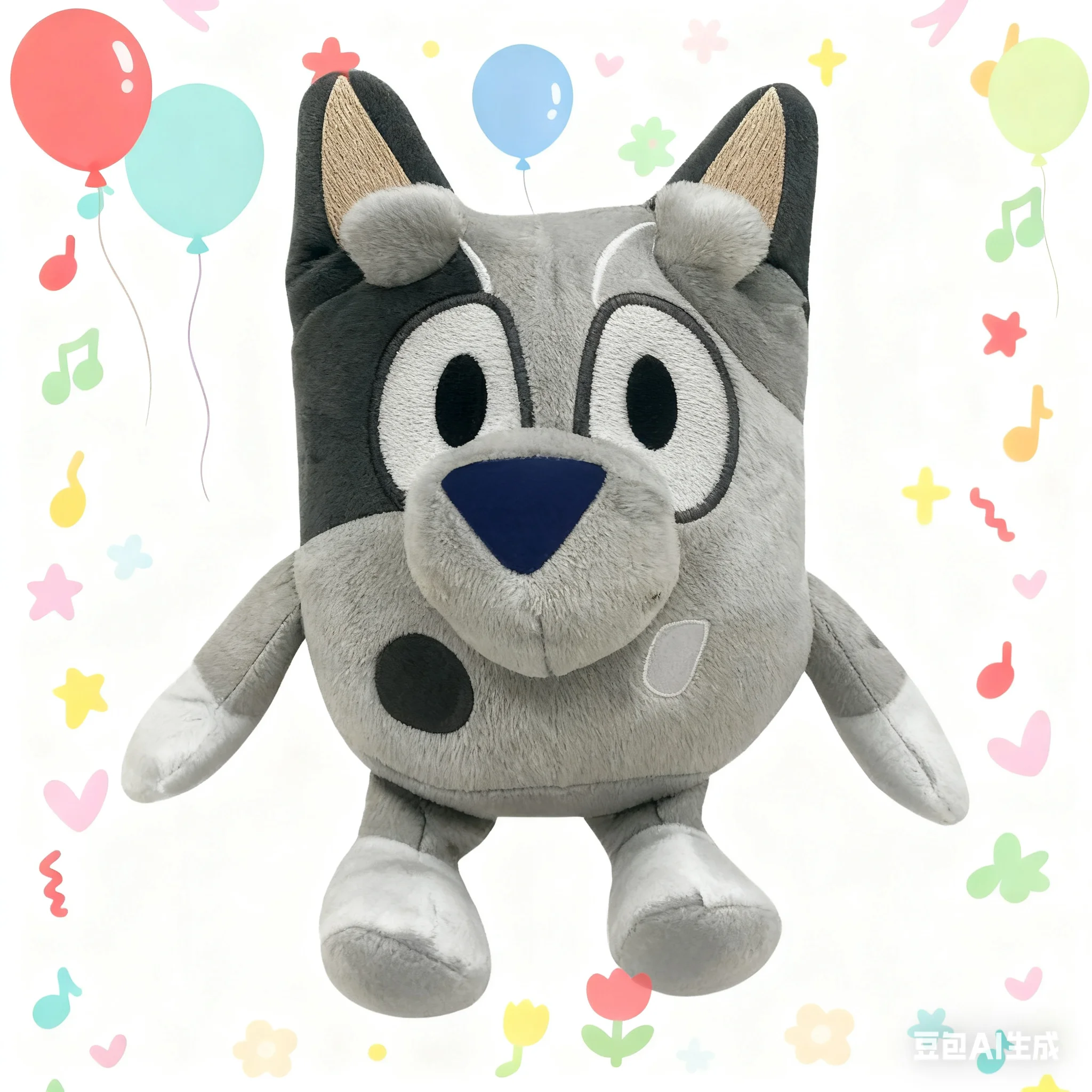 Jouets en peluche périphériques de dessin animé populaire Bruy'S, chiens, poupées en tissu, pendentifs, sacs à dos, accessoires, cadeaux pour enfants