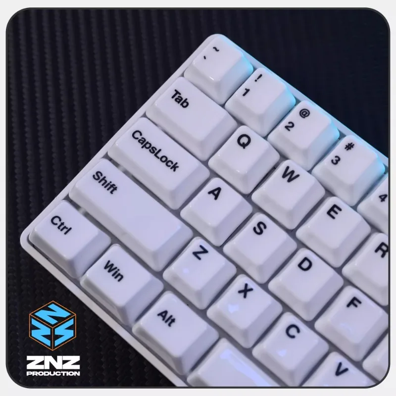 

ZNZ Ceramic Keycaps Cherry Profile Customization Multi Layout Smooth Glazed Keycaps for Mechanical Keyboard Accessories
