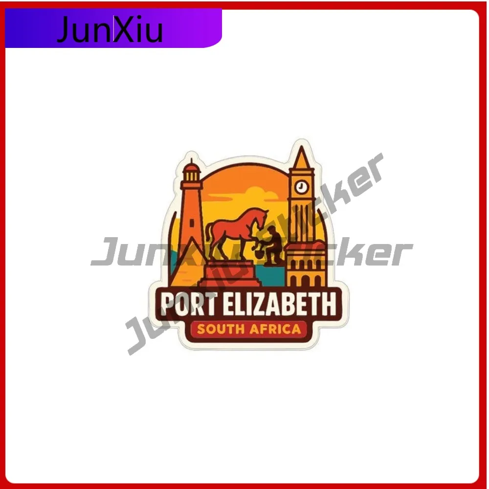 

Port Elizabeth South Africa City Travel Sticker Scratch-proof Vinyl Decal Suv Motocross Windshield Windows Sports Racing Car Fun