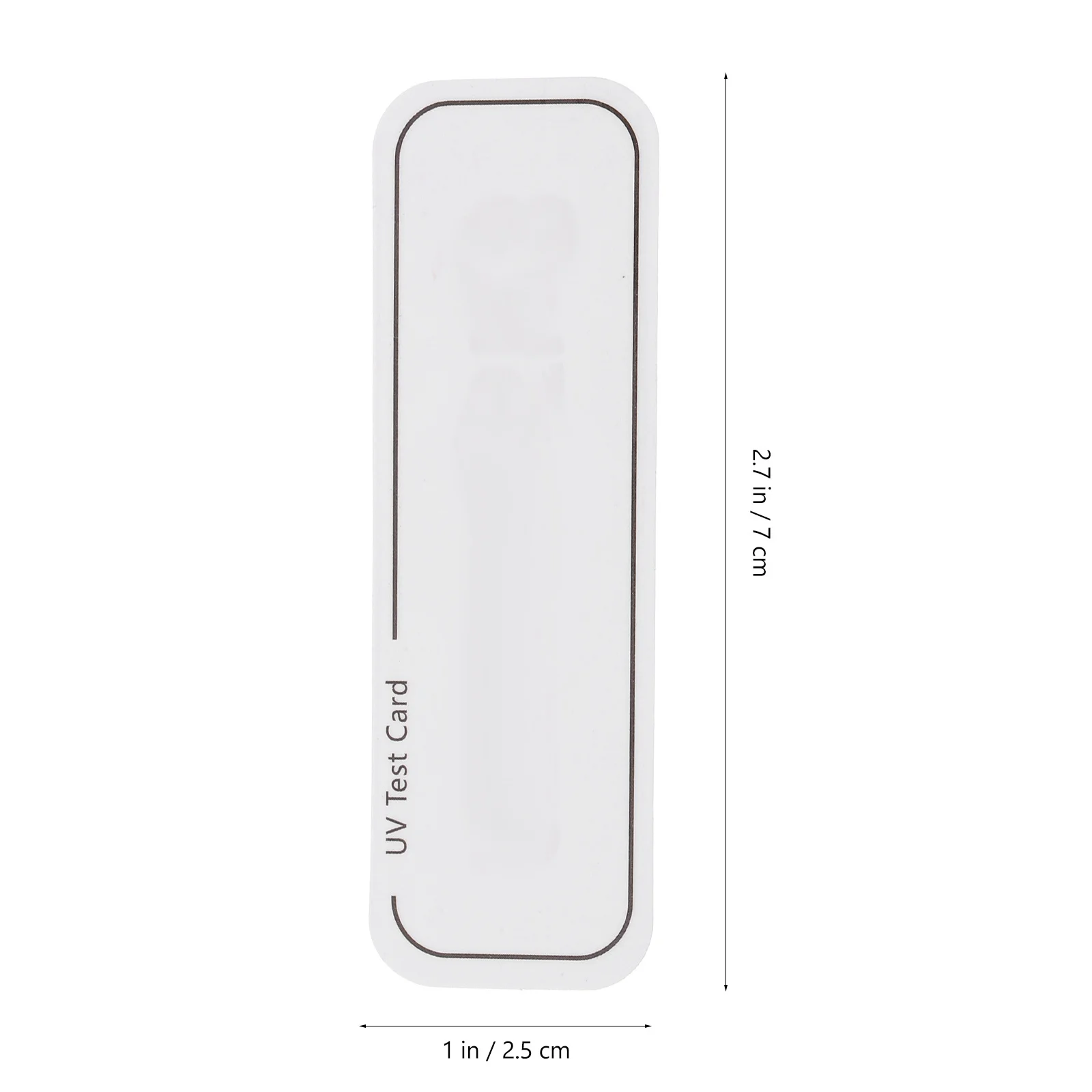 10 個の紫外線テストカード耐久性のある PVC 紫外線ライトテストカード家庭用キャビネットボックス滅菌器インジケーターテストツール識別カード