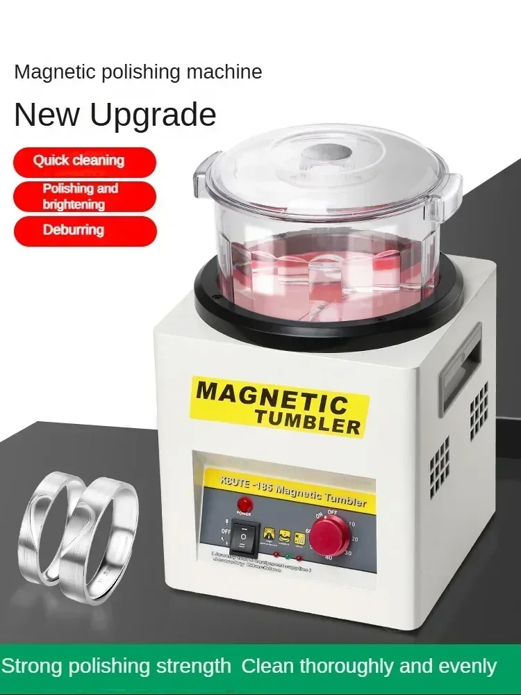 

Excellent Top QualityKUT185/205 Magnetic Tumbler Jewelry Polisher Tumbler And Finisher For Polishing With Adjustable Direction A