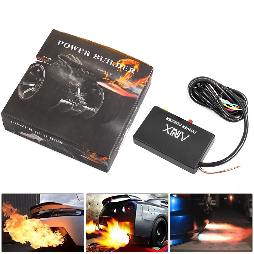 Builder Type B Rev Limiter Racing Exhaust Flame Thrower Ignition Rev Limiter Launch Control Fire Controller Kit Car Accessories