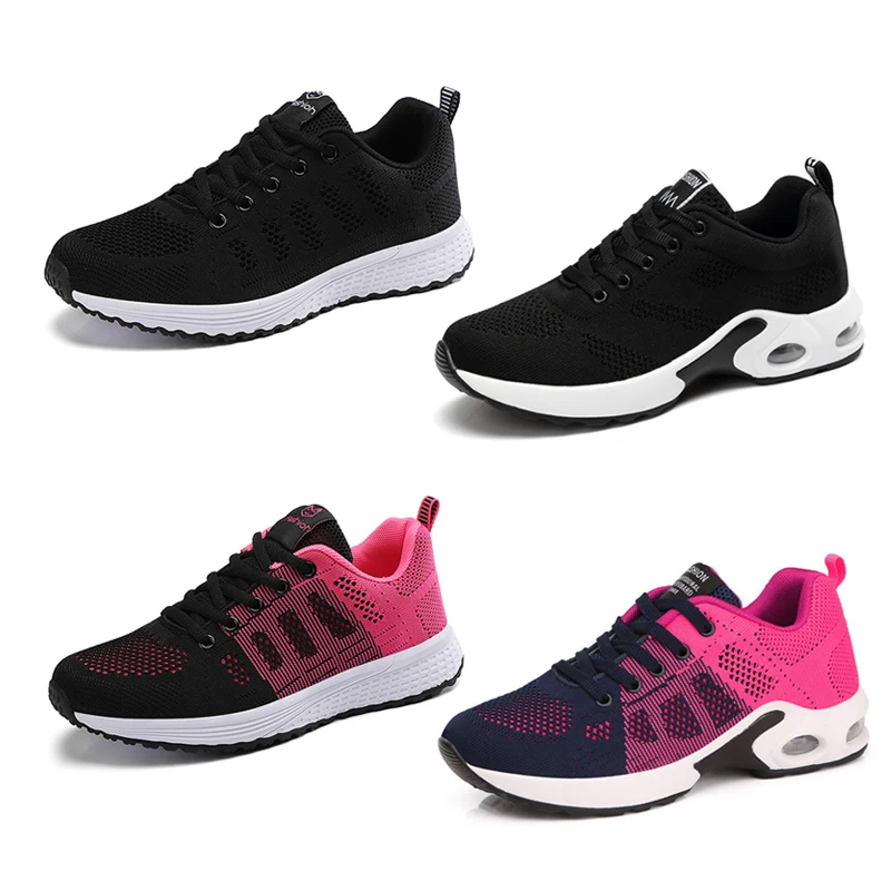 Zapatos de moda para mujer, zapatillas ligeras y transpirables para caminar, zapatillas deportivas de malla transpirable para correr, zapatos