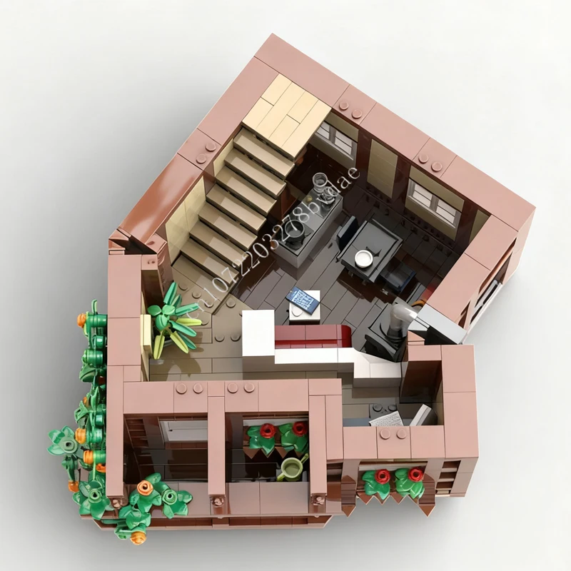 10218ピース オールドタウン MOC クリエイティブ ストリートビュー モデル 組み立てブロック 建築 DIY 教育 組み立てモデル おもちゃ 子供向け