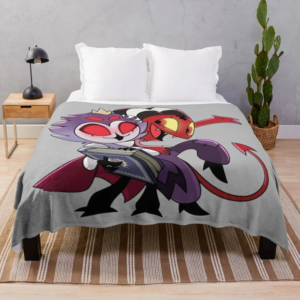 Helluva Boss - Stolas Throw Blanket Anti Shedding Soft Fuzzy Blanket for Home