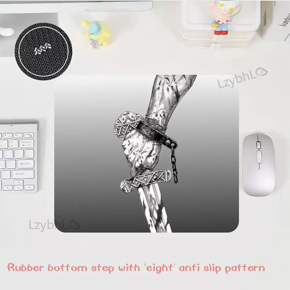 Samurai Sword Game Mouse Pad Square Rubber Anti-slip Mousepads HD Computer Office Game Table Mats Small Decor Desk Pads 450*400