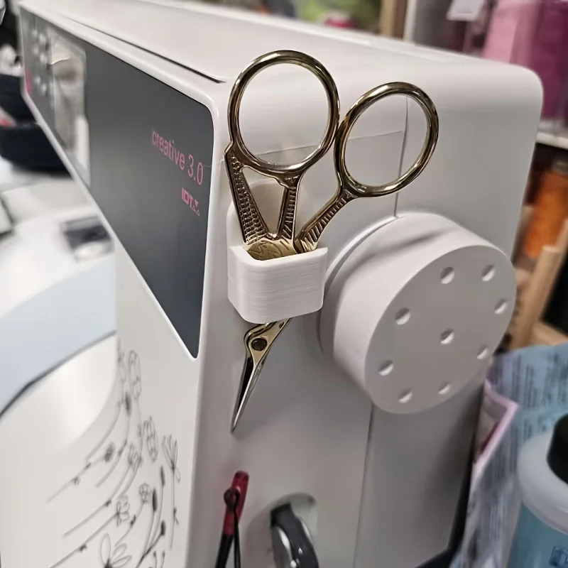 6pcs Sewing Machine Scissors Storage Box And Double-Sided Tape（3pcs Storage Box+3pcs Double-Sided Tape）Functional Box