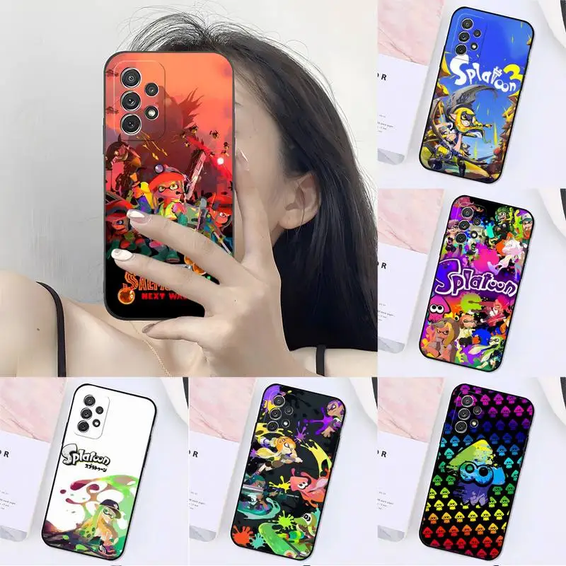 Pearl Switch Splatoon Phone Case For Samsung M20 M10 M11 M21 M30 M31 M51 S Prime S5 6 S6 S9 S8 S7Edge Plus Shockproof Cover