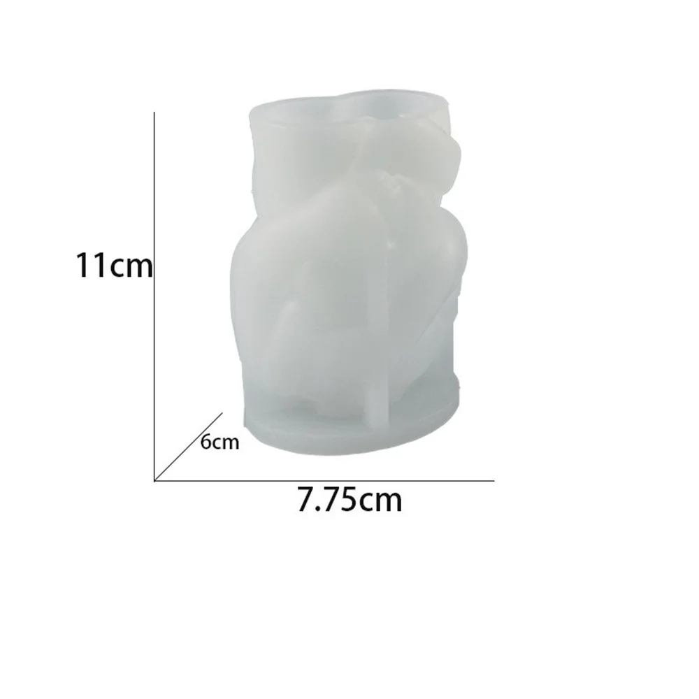 LOVE Men\'s Body Silicone Candle Mold Valentine\'s Day Gift Candle Making Silicone Mold Resin Casting Mold