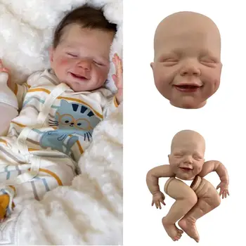 18 inch April Bebe doll kits painted handmade kit realistic Reborn reborn kits de reborn pintar bebês renascidos reborn baby kit