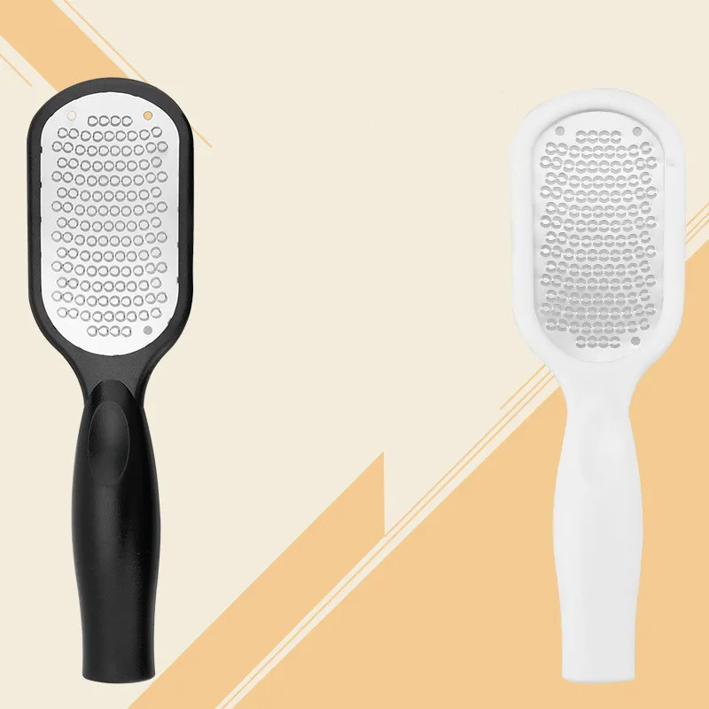 Ferramentas de pedicure de aço inoxidável arquivo de pé saltos raspas removedor de calos para pés raspador arquivo de aço inoxidável