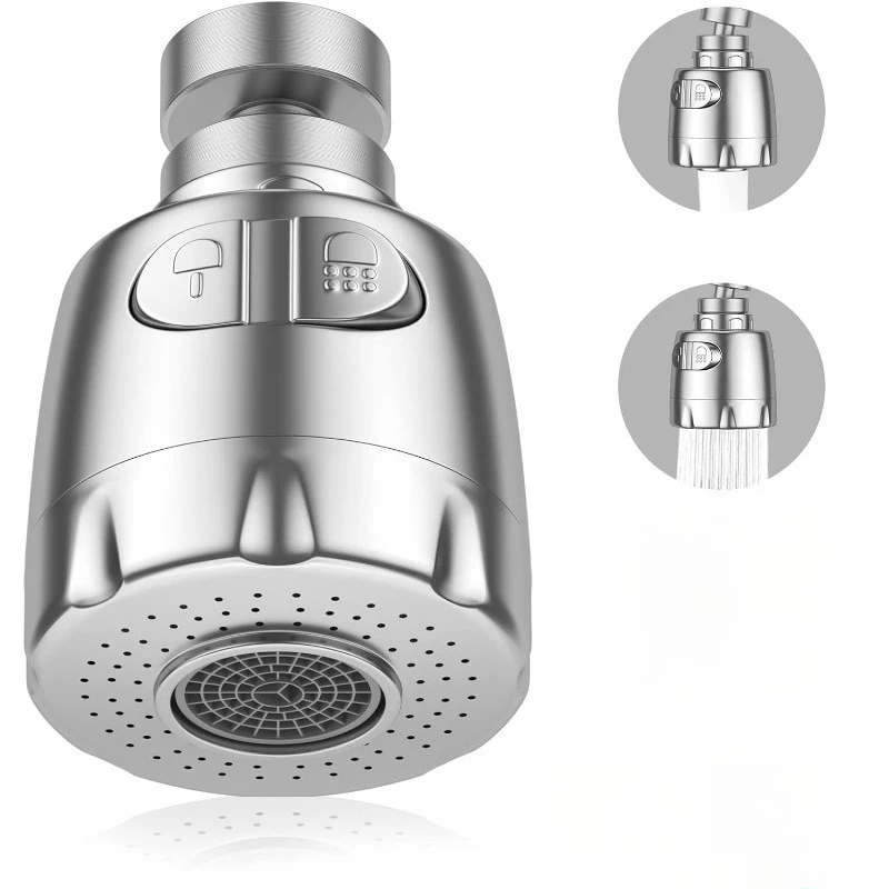 2/3 Modes Kitchen Faucet Adapter 360 Rotation Universal Faucet Filter Extenders Kitchen Gadgets Spray Water Saving Tap Nozzle