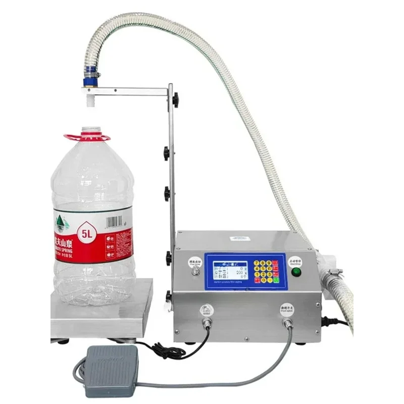 220V/110V CSY-L36 Large Flow Weighing Type Fully Automatic Qu tative Washing Liquid and Edible Oil Detergent Filling hine