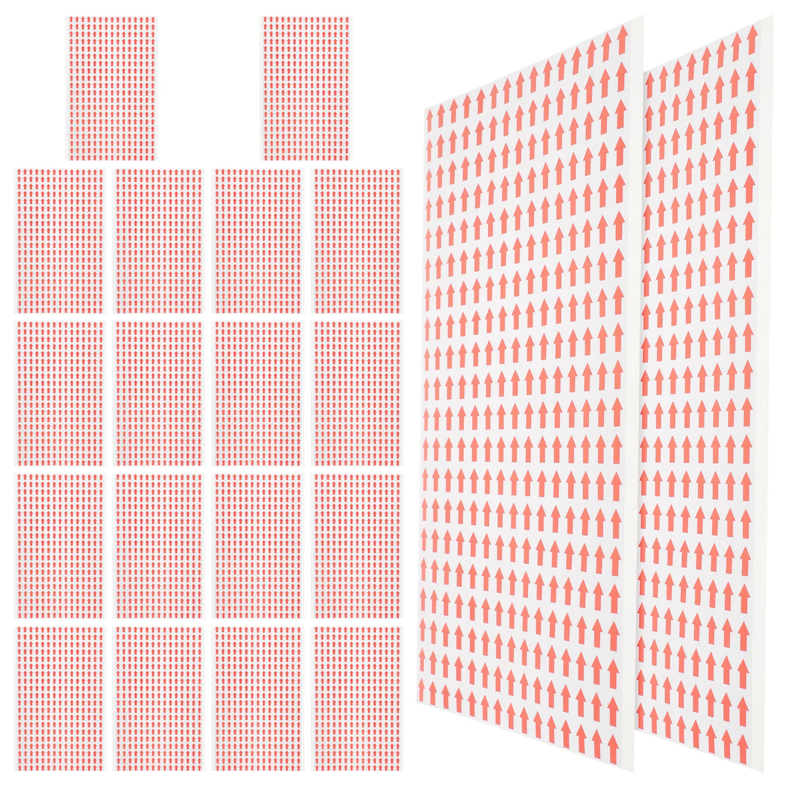 

20 Sheets Arrow Stickers Practical Direction Indication for Warehouse Office School Gym Equipment Factory Arrow Stickers