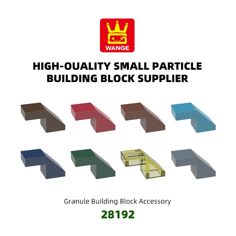 WANGE 214Pcs/Lot 28192 Pentagon 6 Hole High Building Blocks Moc Color Accessories Compatible With Brick DIY Spare Parts Toy Gift