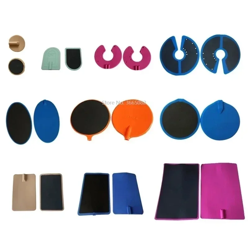 10pcs/2pcs replacement Rectangular shape rubber NON adhesive electrode pads for Tens Unit EMS massager machine 7*11cm/9*15cm