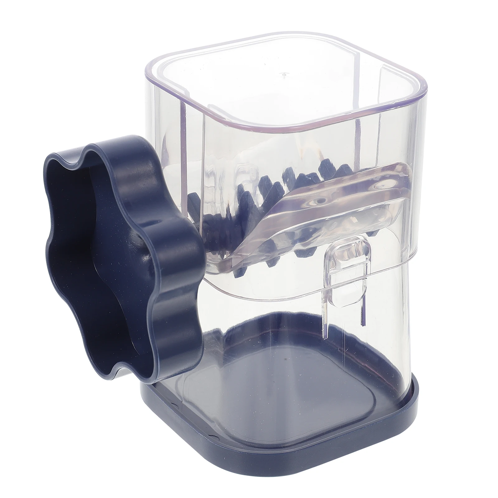 مطحنة بلاستيكية يدوية للشوكولاتة، مفرمة طعام عملية، كسارة جوز المطبخ، صانع رقاقات الجوز والفول السوداني #1