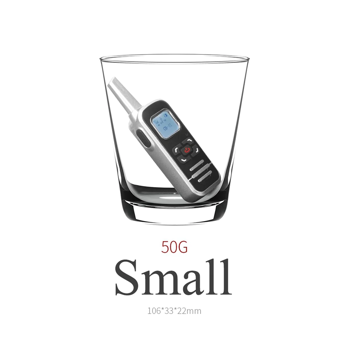 T-BL6 양방향 라디오, LCD 디스플레이 포함, 햄 라디오, 미니 블루투스 워키토키, 32 채널, 400-520Mhz