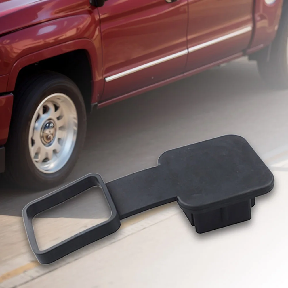 Trailer Hitch Receiver Cover Plug Waterproof Tube Cap Protector Trailer Hitch Cover 2 Inch Receiver Auto Square Plug