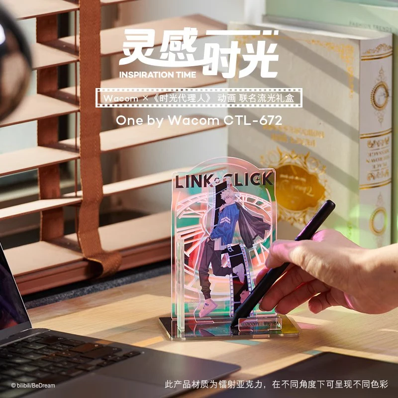 Wacom Link Click Collaboration Graphics Tablet CTL 672 مرسومة باليد الكمبيوتر لوح رسم التعاون تدفق صندوق هدايا خفيف